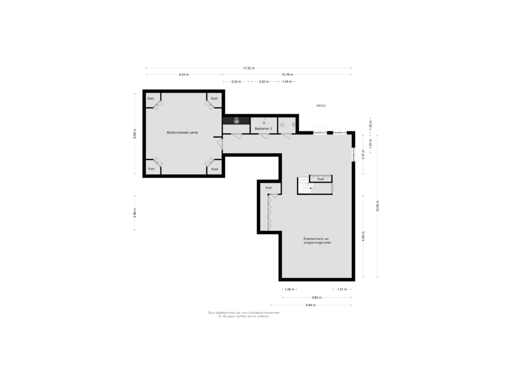 View floorplan of SOUTERRAIN of Meeslaan 2