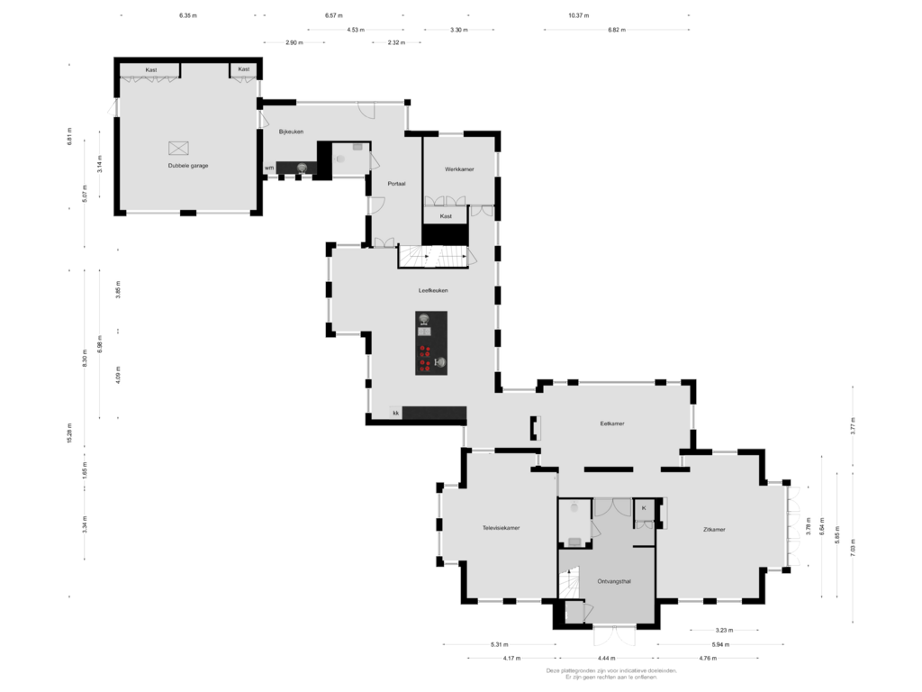 View floorplan of BEGANE GROND of Meeslaan 2