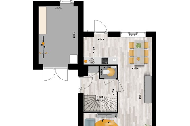 Bekijk foto 8 van Twee-onder-een-kap woningen (Bouwnr. 70)