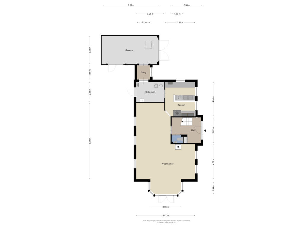 View floorplan of Begane grond of Groene Velden 29