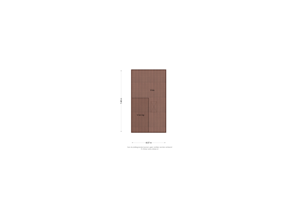 View floorplan of Vliering of Groene Velden 29