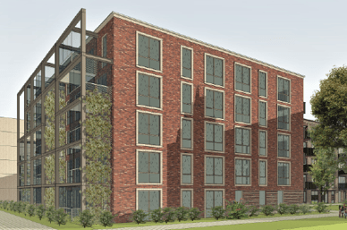 Foto van De Houttuin - Vierkamerappartement Galerijflat