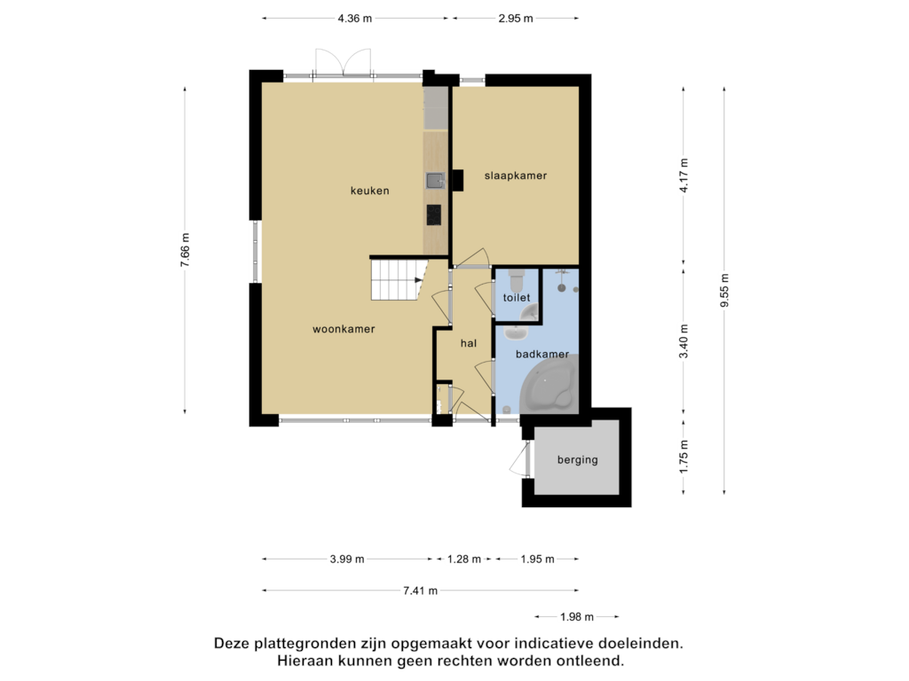 Bekijk plattegrond van begane grond van De Bloemert 1-- 31