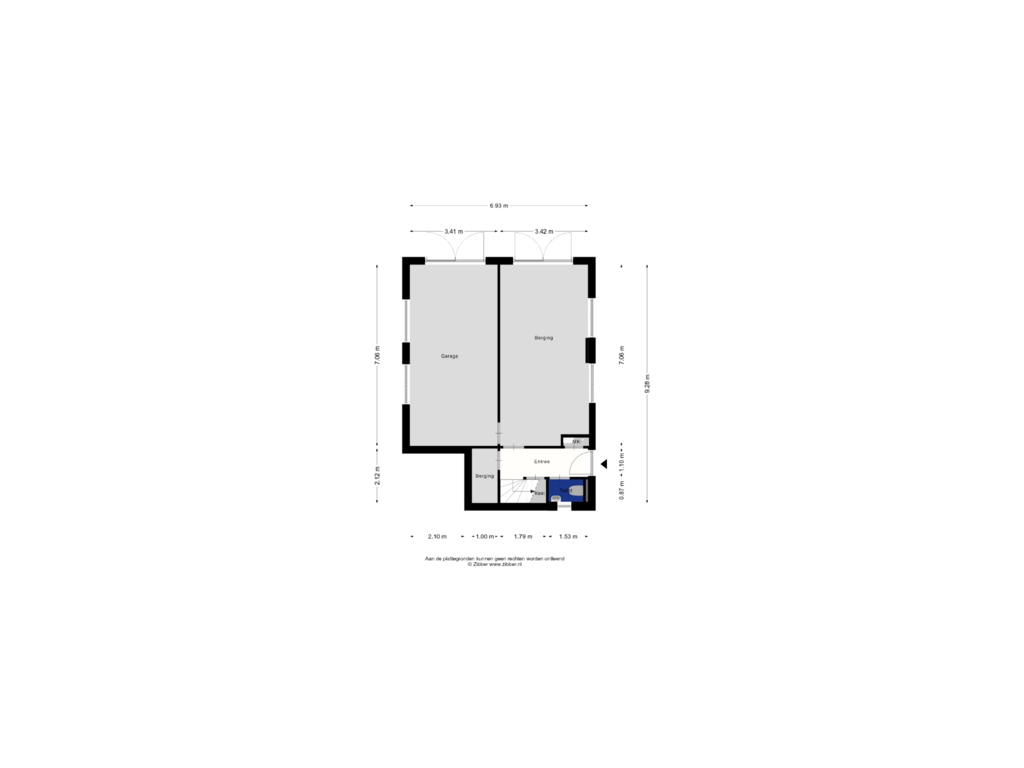 View floorplan of Begane Grond - Gastenverblijf of Meerwijkselaan 9