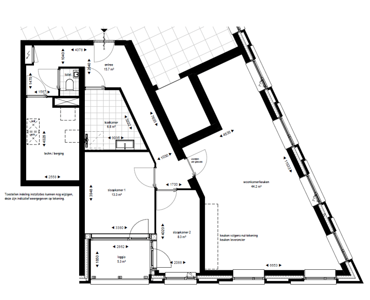 Foto van F3 Galerijflat