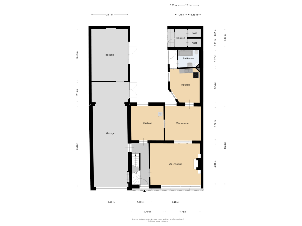 Bekijk plattegrond van Begane grond van Pannesheiderstraat 51