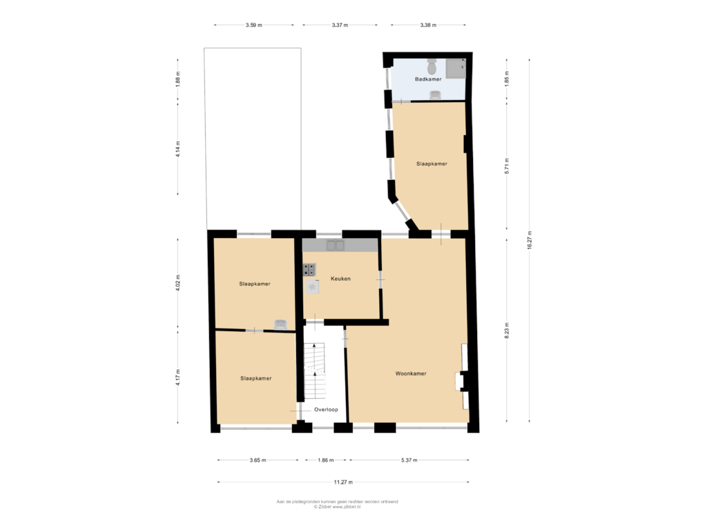 Bekijk plattegrond van Eertse verdieping van Pannesheiderstraat 51