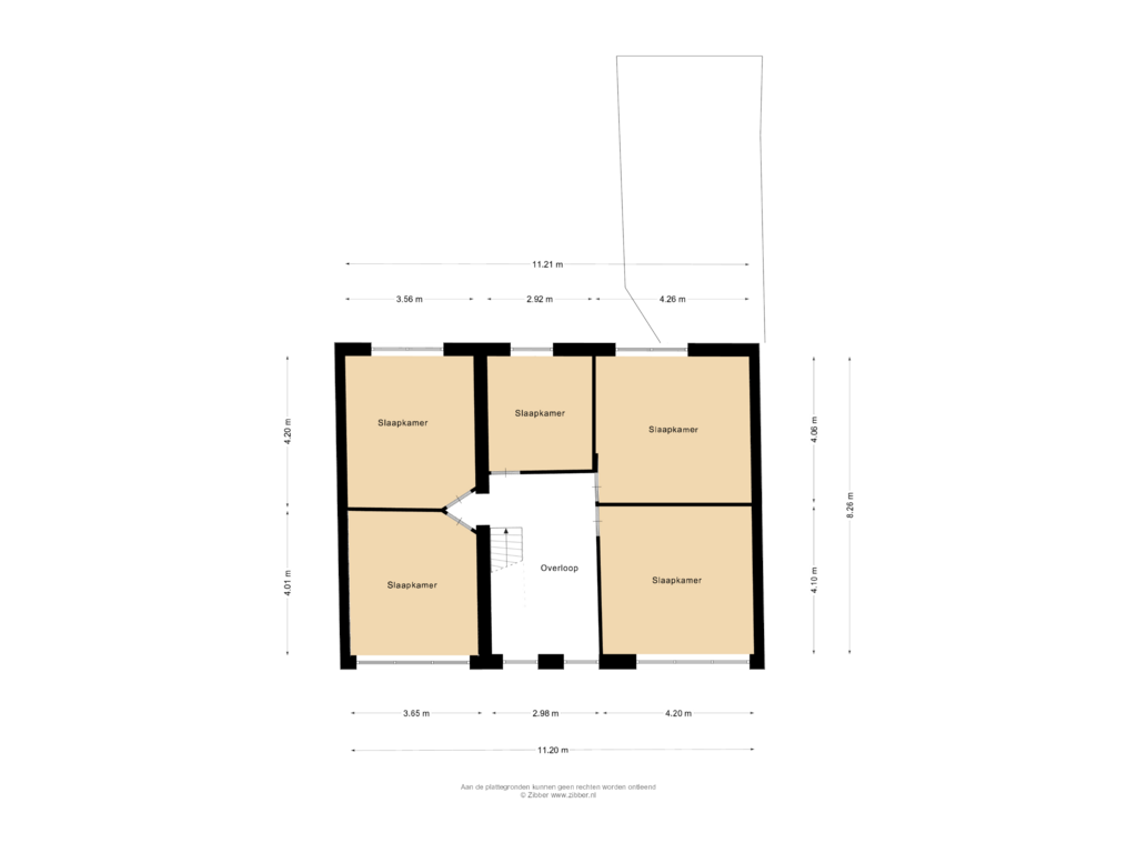 Bekijk plattegrond van Tweede verdieping van Pannesheiderstraat 51