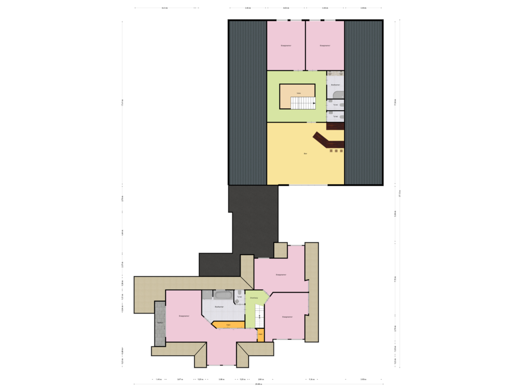 Bekijk plattegrond van Verdieping van Noorddijkerweg 23