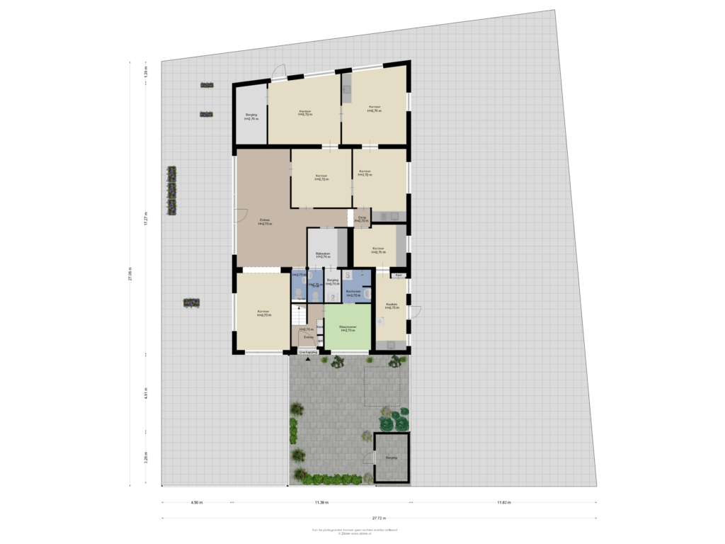 View floorplan of Begane Grond_Tuin of Hoge Pad 28