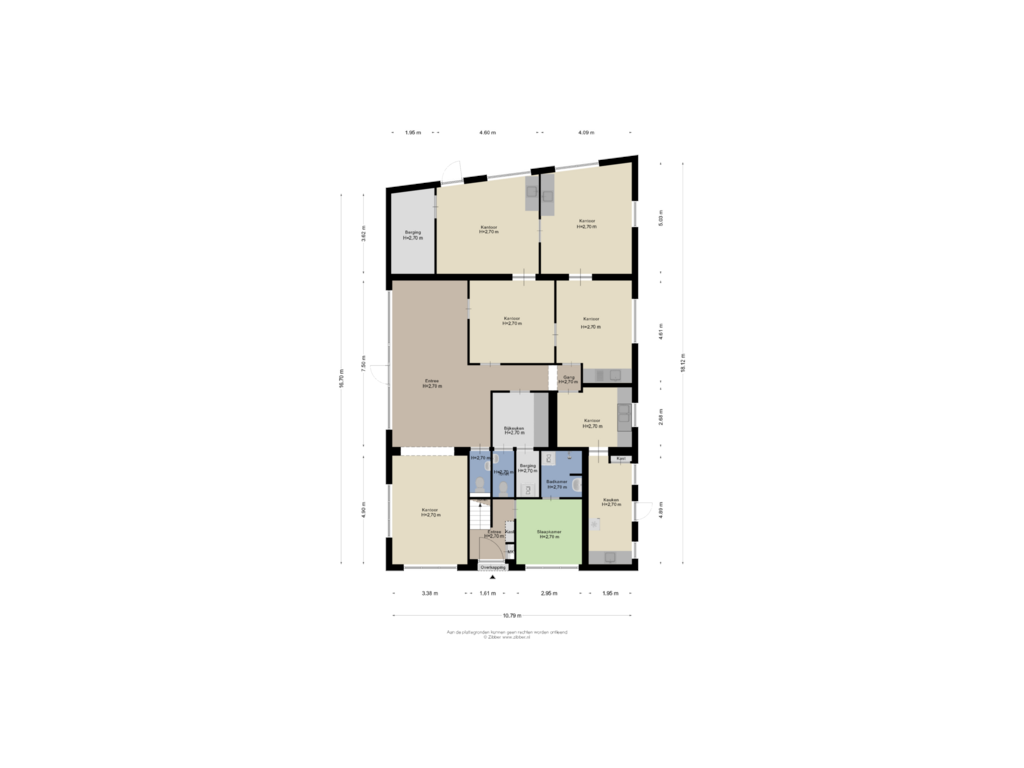 View floorplan of Begane Grond of Hoge Pad 28