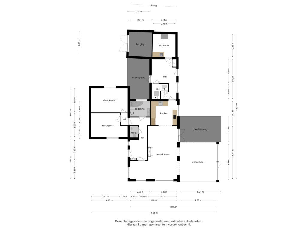 View floorplan of Begane grond of Valkenisseweg 51