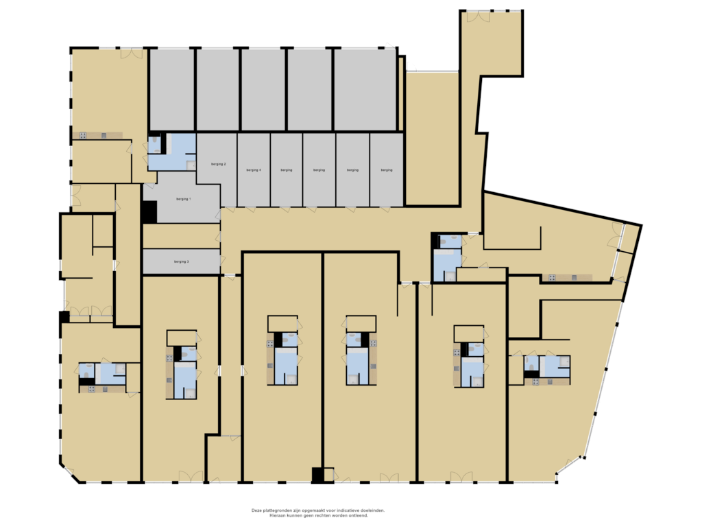 Bekijk plattegrond van Overzicht woning van Korte Nieuwstraat 23