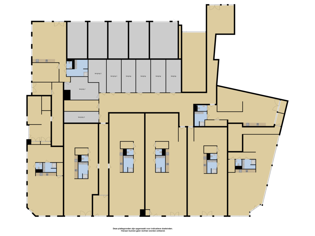 Bekijk plattegrond van Overzicht woning van Korte Nieuwstraat 21