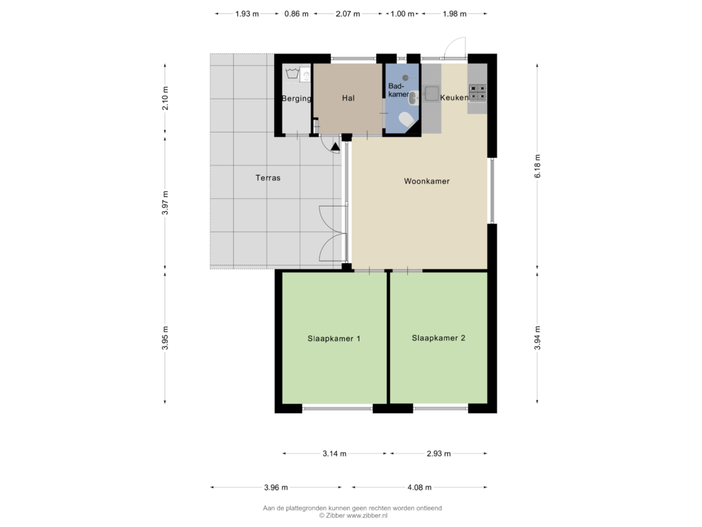 Bekijk plattegrond van Appartement van 't Ongerepte 23