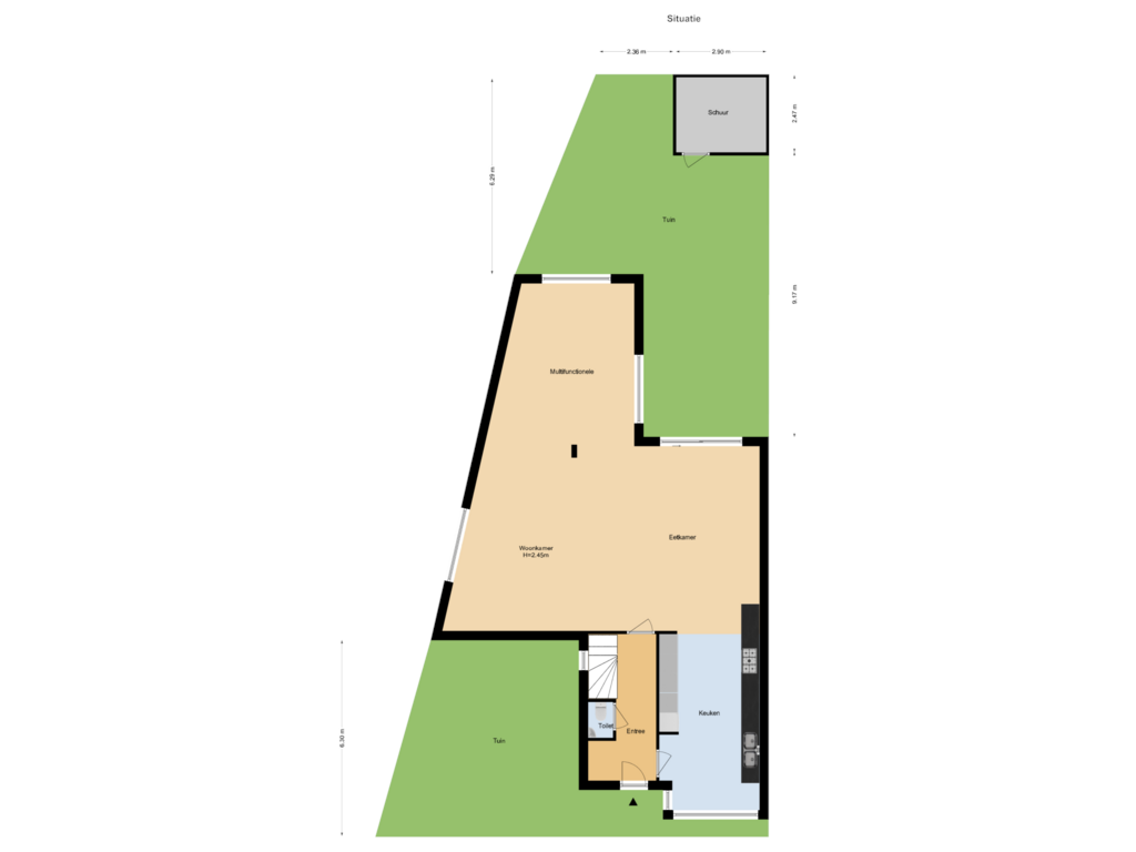 Bekijk plattegrond van Situatie van Iwan Kantemanplein 72