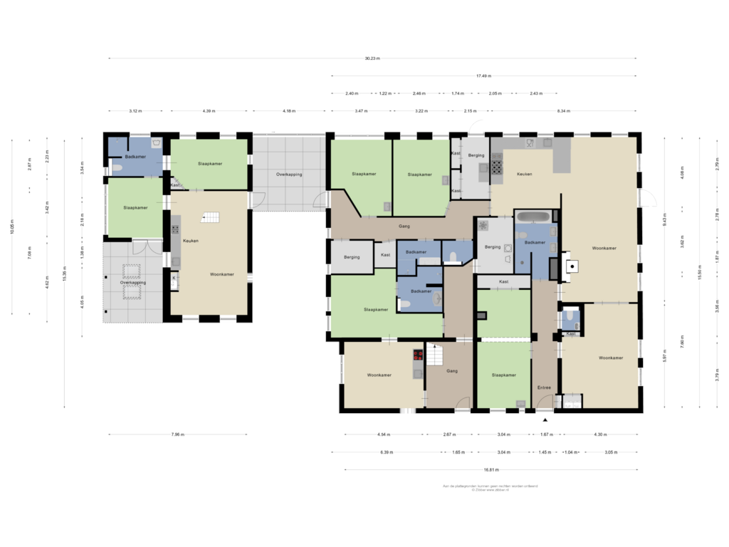 Bekijk plattegrond van Begane grond van Natteweg 13