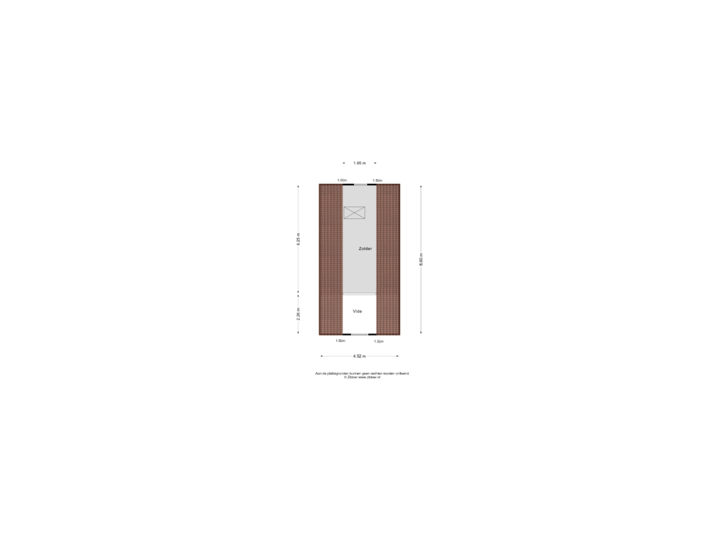 Bekijk plattegrond van Zolder garage van Natteweg 13