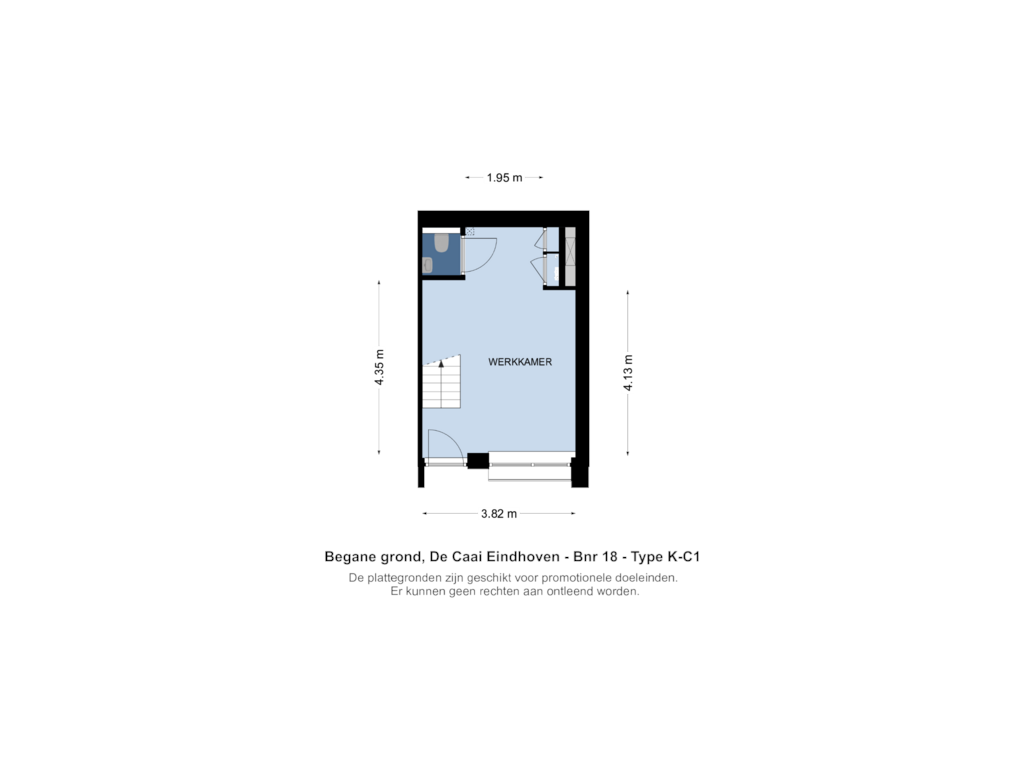 View floorplan of Begane grond of Bouwnummer 018 (Bouwnr. 018)