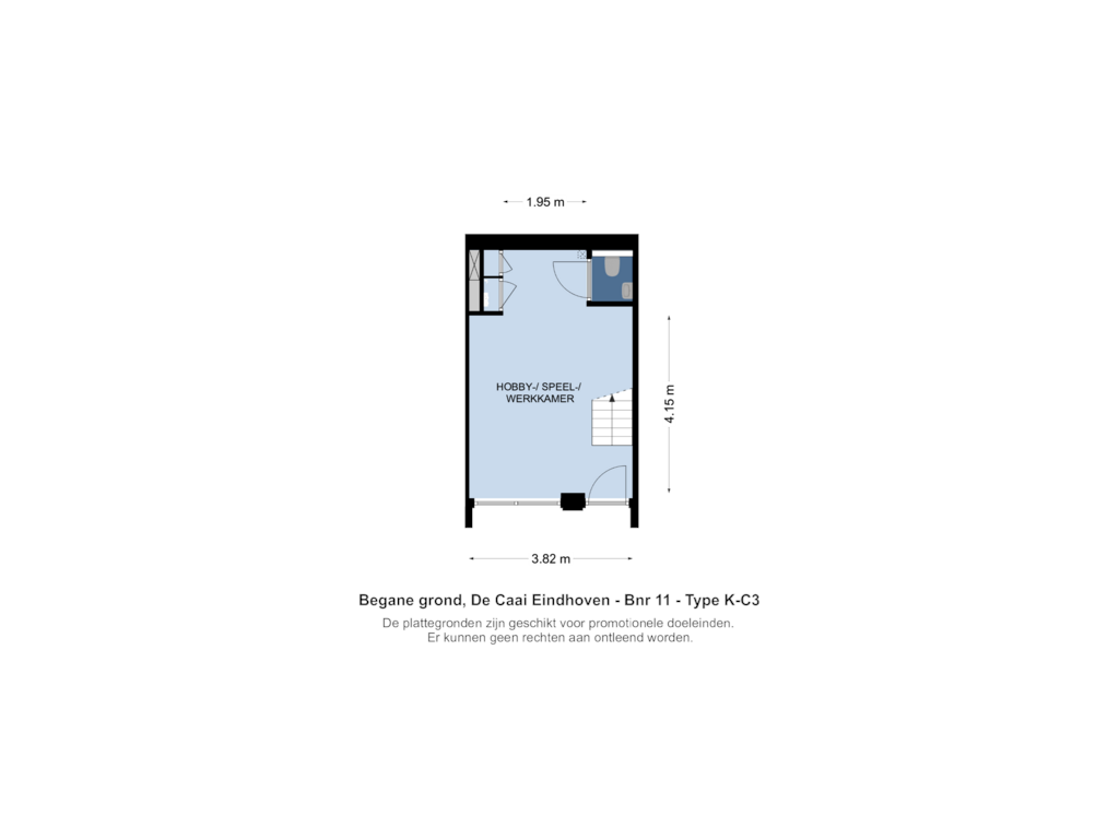 Bekijk plattegrond van Begane grond van Bouwnummer 012 (Bouwnr. 012)