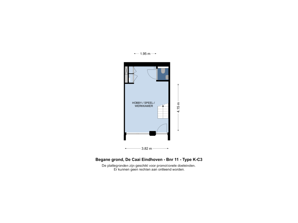 Bekijk plattegrond van Begane grond van Bouwnummer 013 (Bouwnr. 013)