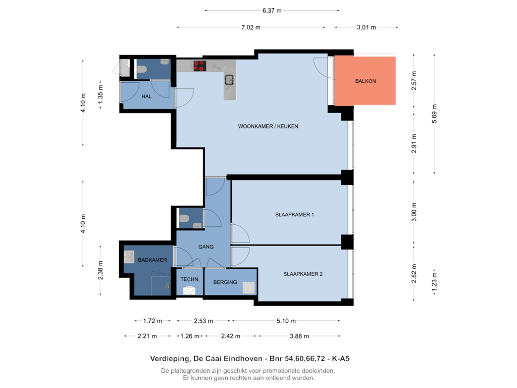 Bekijk plattegrond van Verdieping van Bouwnummer 051 (Bouwnr. 051)