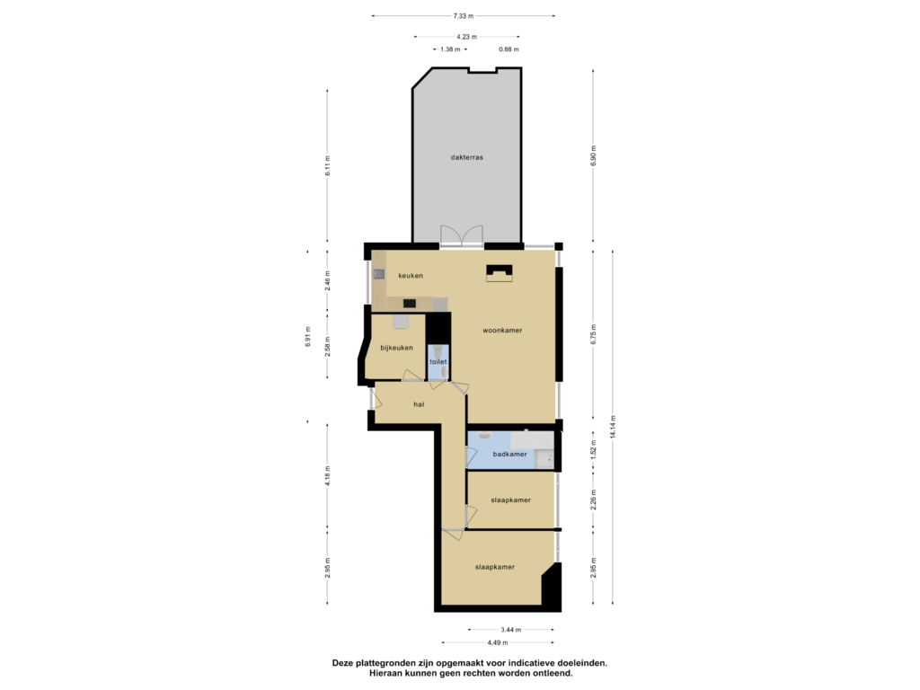 Bekijk plattegrond van Appartement van Churchillplein 146