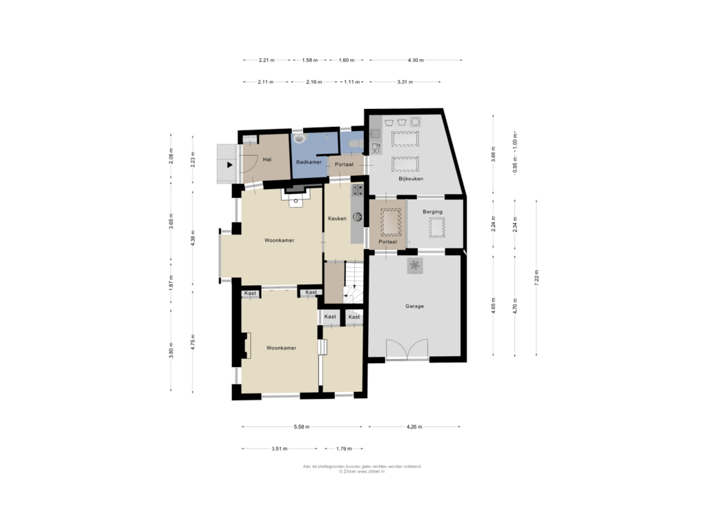 Bekijk plattegrond van Begane grond van Hoofdstraat 4