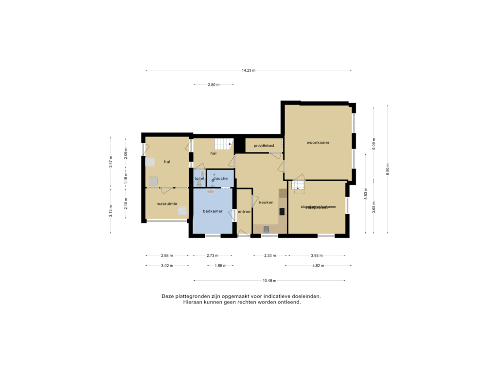 View floorplan of Begane grond-9 of Kieftendijk 9-- 11