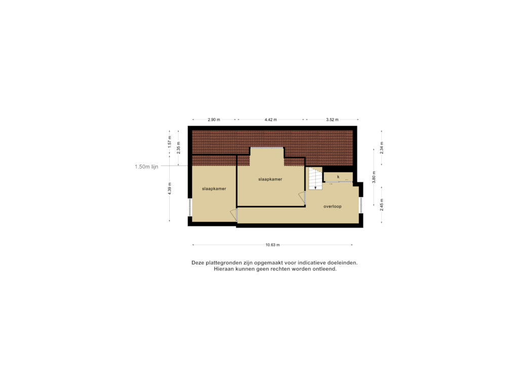 View floorplan of 1e verdieping -11 of Kieftendijk 9-- 11