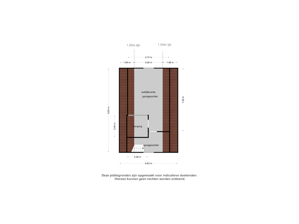 Bekijk plattegrond van GarageZolder 2 van Kieftendijk 9-- 11