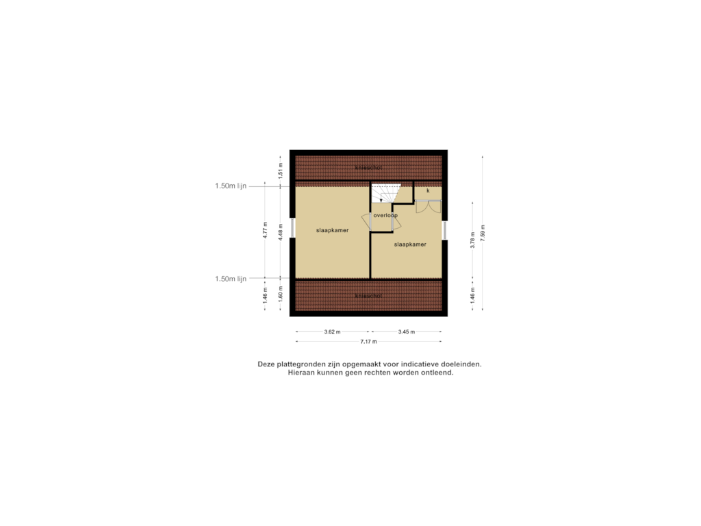 View floorplan of Bijgebouw 1e of Kieftendijk 9-- 11