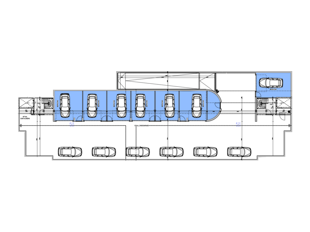 View floorplan of Garage of Paterplantsoen 7