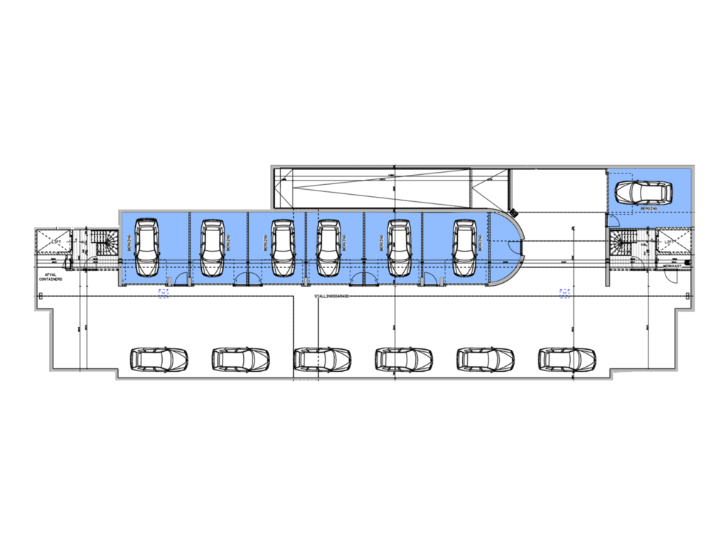 View floorplan of Garage of Paterplantsoen 6