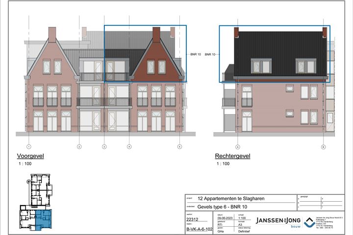 Bekijk foto 14 van 12 Appartementen De Haare (Bouwnr. 10)