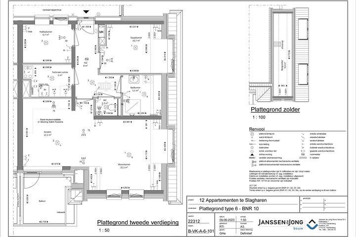 Bekijk foto 15 van 12 Appartementen De Haare (Bouwnr. 10)