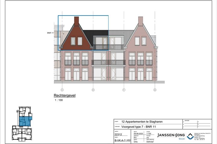 Bekijk foto 14 van 12 Appartementen De Haare (Bouwnr. 11)