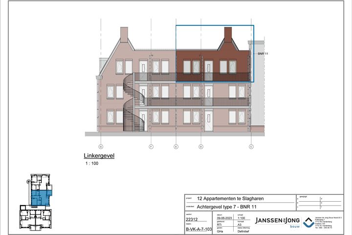 Bekijk foto 15 van 12 Appartementen De Haare (Bouwnr. 11)