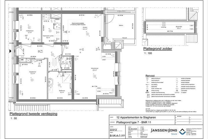 Bekijk foto 16 van 12 Appartementen De Haare (Bouwnr. 11)