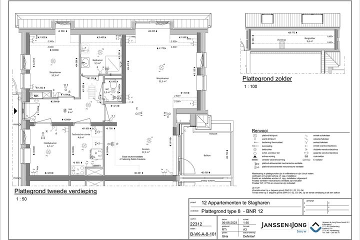 Bekijk foto 15 van 12 Appartementen De Haare (Bouwnr. 12)