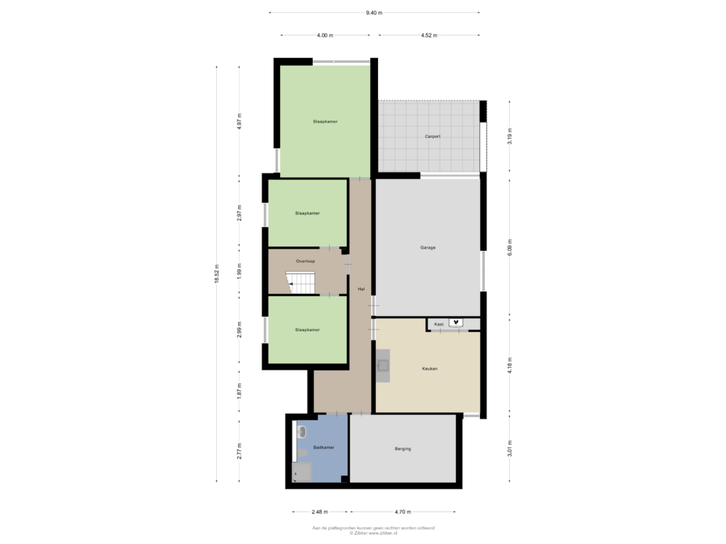 Bekijk plattegrond van Souterrain van Sint Antoniusbank 16-D