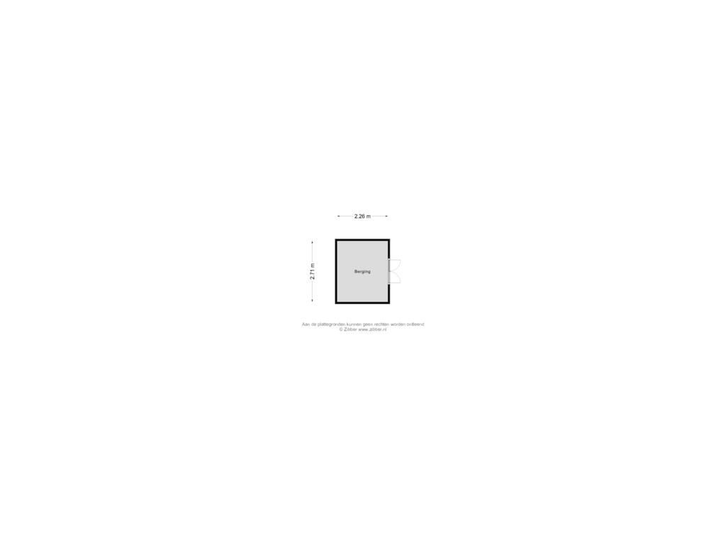 Bekijk plattegrond van Berging van Sint Antoniusbank 16-D