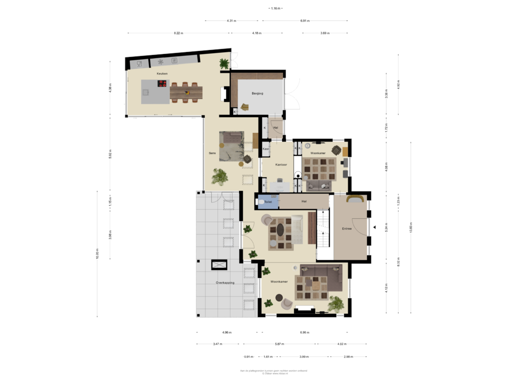 Bekijk plattegrond van Begane grond van Dr Schaepmanlaan 14