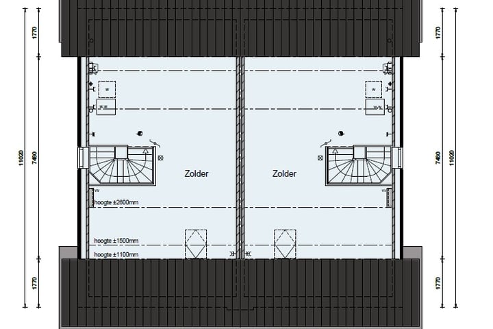 View photo 6 of Twee-onder-een-kapwoningen (Bouwnr. 18)