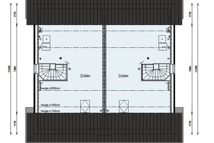 Bekijk foto 6 van Twee-onder-een-kapwoningen (Bouwnr. 22)