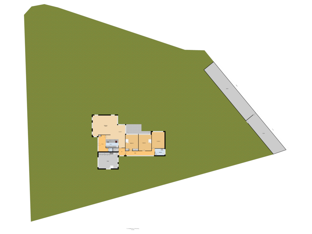 Bekijk plattegrond van Situatie van Noordwijkerweg 59