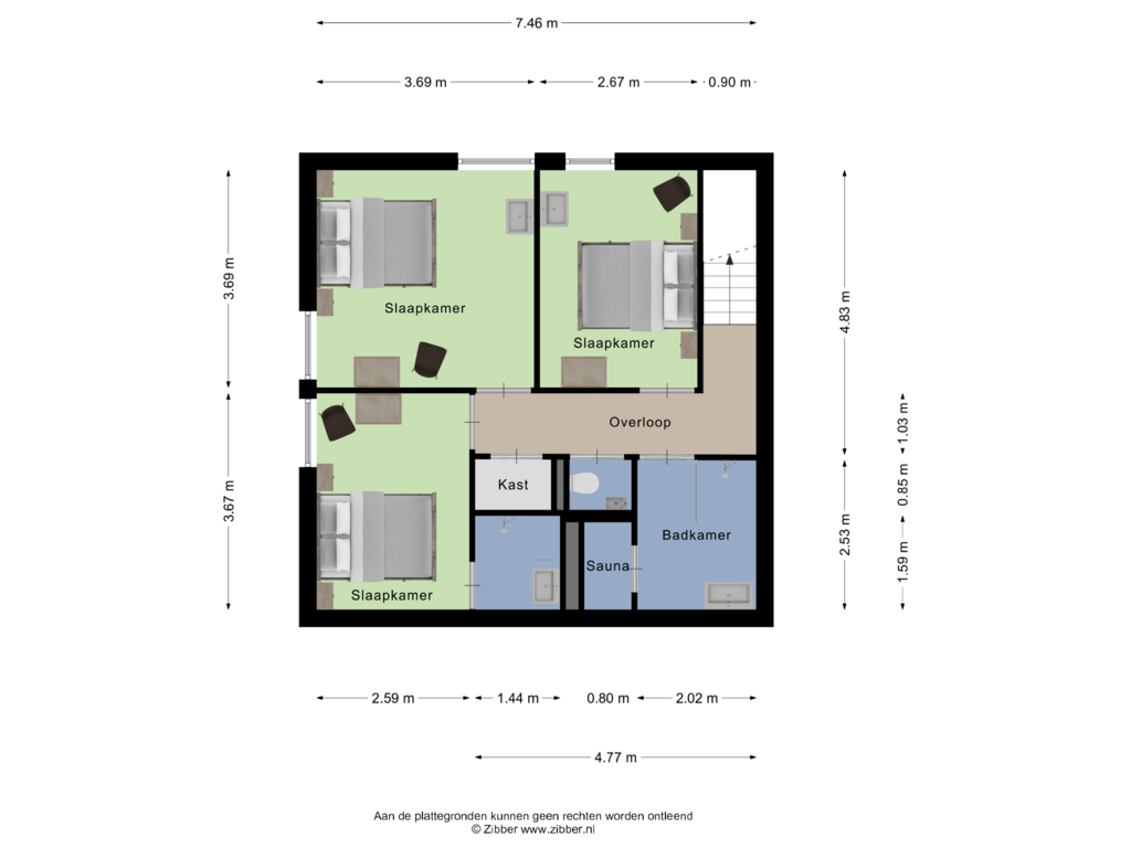 View floorplan of Kelder of Bosvilla de Luxe | 48