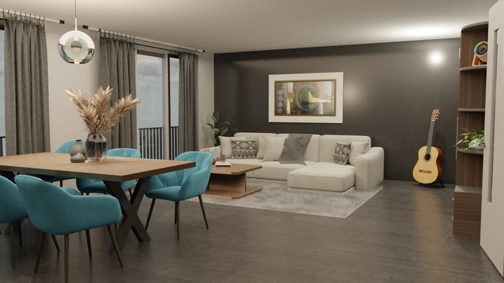 Foto 4 van 4-kamer appartement (Bouwnr. 1)