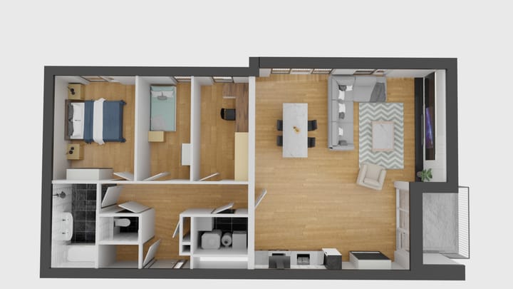 Photo 3 of 4-kamer appartement (Bouwnr. 9)