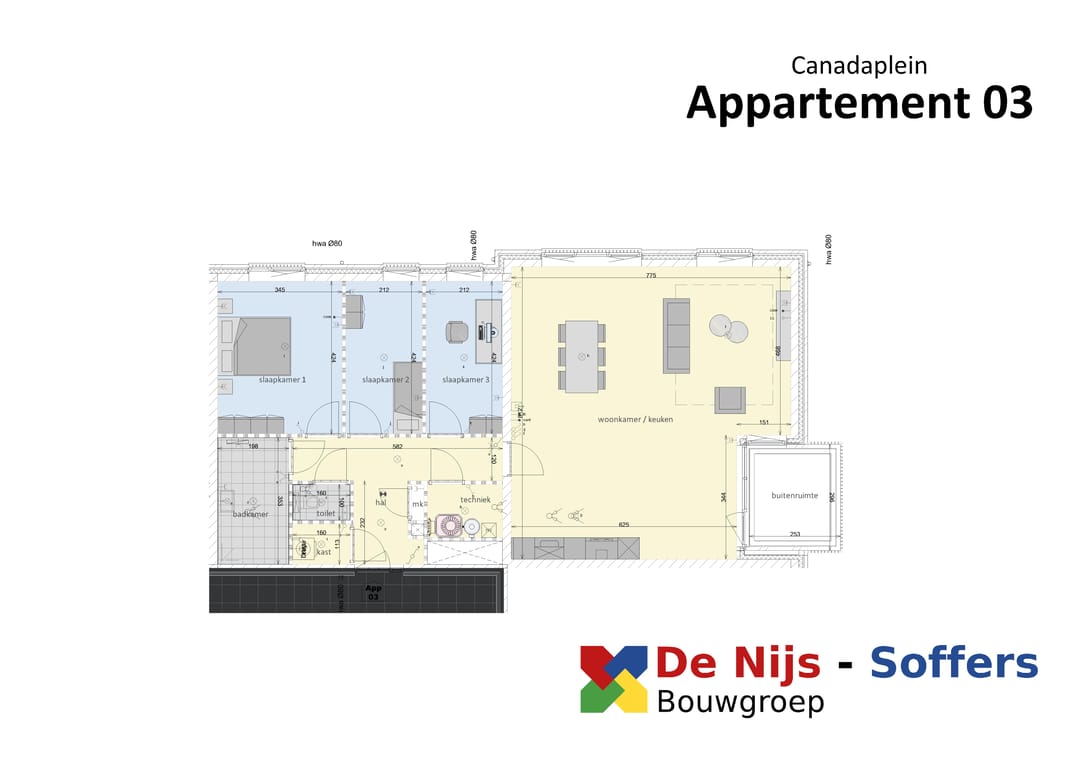 Foto 7 van 4-kamer appartement (Bouwnr. 3)